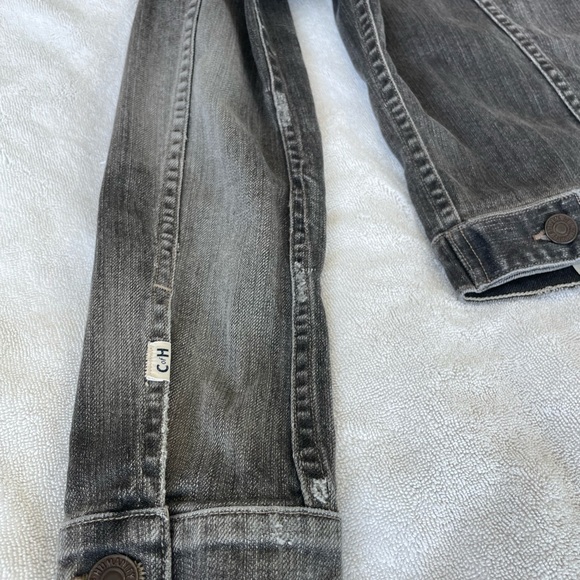 Citizens of Humanity Jean Jacket / black gray distressed classic fitted lovely S - Picture 13 of 16